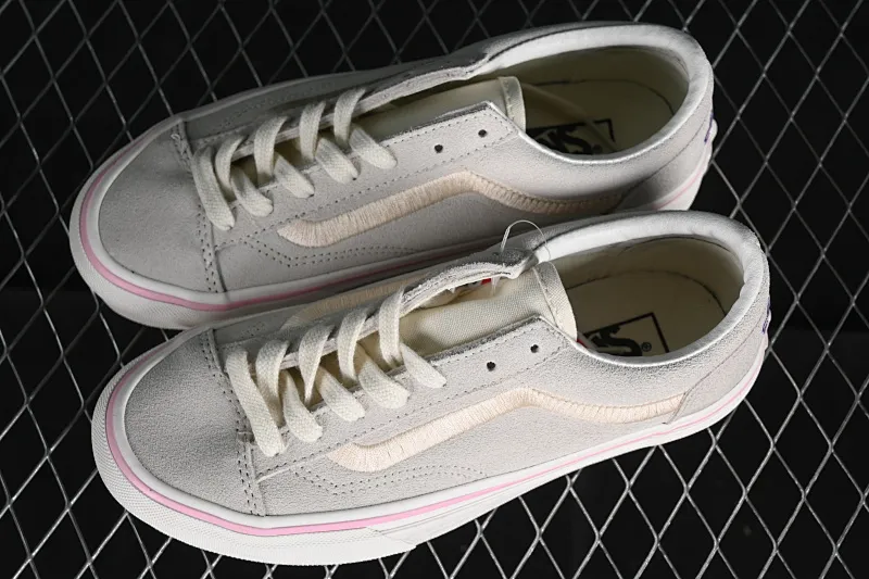 All categories Vans Vans series Vans Low Vans low-top Vans Style 36 Vans high-end branch line off-white embroidered low-top casual skateboard shoes VN000CRPGRN